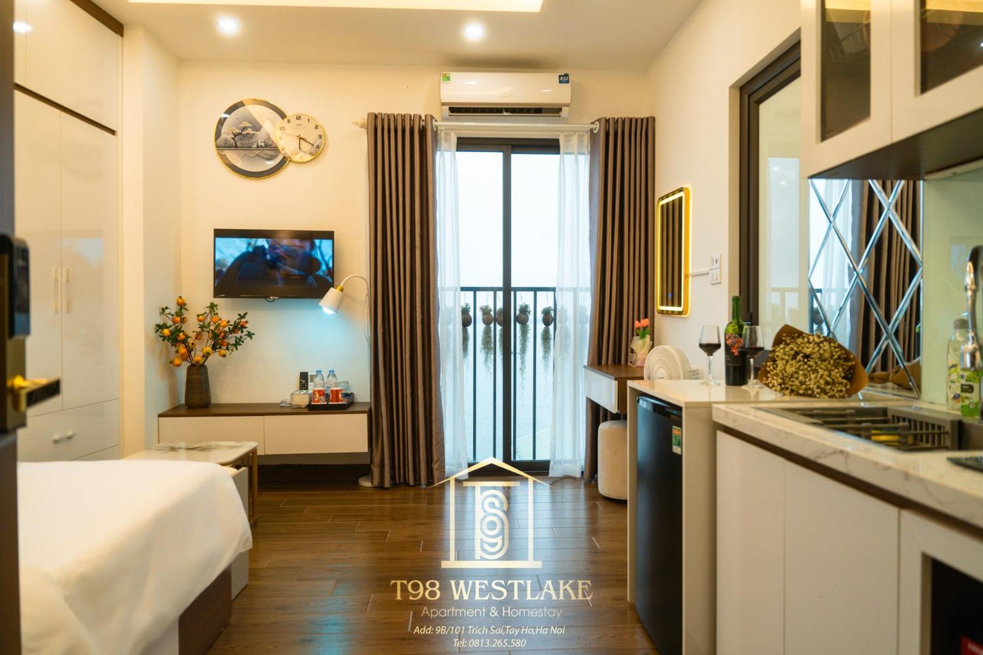 האנוי T98 Westlake Trich Sai - Tay Ho Center Lake View Studio מראה חיצוני תמונה